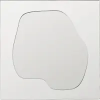 Ferm Living Folia spiegel Zilver, 45 cm
