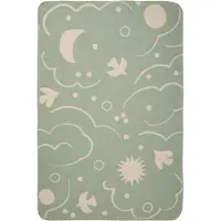 Ferm Living Skye Plaid - Tea Green / Parchment-120 x 80 cm