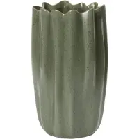Ferm Living Nium vaas Dark sage, 23 cm