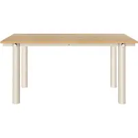 Ferm Living Atura Eettafel 160 x 90 | Light Cashmere|Natural Oak Veneer