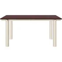 Ferm Living Atura eettafel Light cashmere-burgundy, 90x160 cm