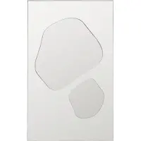 Ferm Living Folia spiegel Zilver, 82 cm