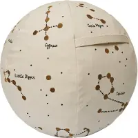 Ferm Living Puff - 50 cm - Sternbild - Ungefärbt - - One Size - Puff