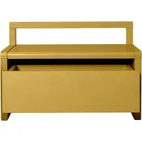 Ferm Living Little architect opbergbank Yellow, 60x30x41,2 cm