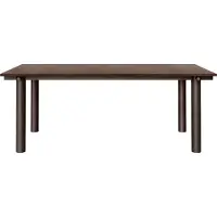 Ferm Living Atura Eettafel 200 x 90 | Dark Chocolate|Dark Stained Oak