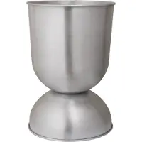 Ferm Living Hourglass bloempot groot Ø50 cm Aluminium