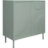 En.casa Sideboard Holea dressoir 75x70x34 cm saliegroen []