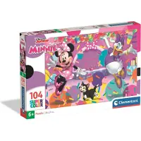 Clementoni - Puzzel - 104 Stukjes - Disney Minnie - Kinderpuzzel - Vanaf 6 jaar