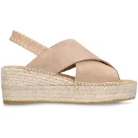 Manfield Taupe suède sleehakken | Maat 41
