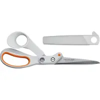 Fiskars Amplify Schaar - Stofschaar met Softgrip - Textielschaar Wit - Kleermakersschaar
