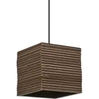 Ledvance LED Armatuur E27 | Decor Cardboard Square Pendant E27 Brown