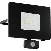 Eglo Ledspot Faedo 3 - 50w met bewegingssensor zwart