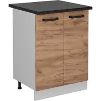 Vicco R-Line Keukenonderkast – 60 cm WB Antraciet Krachtige eik goud