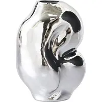 HK Living Gleam vaas small Chrome
