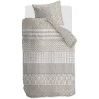 Rivièra Maison Francesco dekbedovertrek - Eenpersoons - 140 x 200/220 cm - Zand