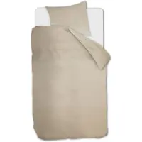 Beddinghouse Mist dekbedovertrek - Eenpersoons - 140 x 200/220 cm - Zand
