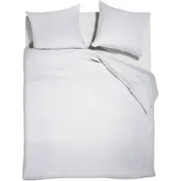 Beddinghouse Dekbedovertrek Mist Wit Katoen-200 x 200 / 220 cm | 2-Persoons