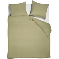 Beddinghouse Mist dekbedovertrek - Lits-Jumeaux - 240 x 200/220 cm - Groen