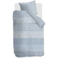 Rivièra Maison Francesco dekbedovertrek - Eenpersoons - 140 x 200/220 cm - Blauw
