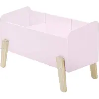 Vipack Boîte à jouets Kiddy Bois Rose ancien