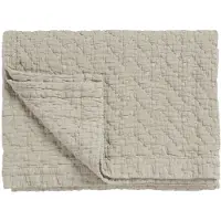 Vandyck Pure 10 G.Dyed Bedsprei 260x260 stone