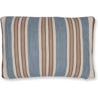 Pip studio Sierkussen Bonsoir Combistripe Cushion Blauw (40 x 60 cm)