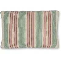 Pip studio Sierkussen Bonsoir Combistripe Cushion Groen (40 x 60 cm)