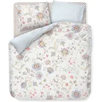 Pip studio Dekbedovertrek Mumbai Morning Licht Blauw Percal-200 x 200 / 220 cm | 2-Persoons