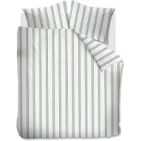 Vt wonen Dekbedovertrek vtwonen Fun Stripe Blauw Katoen-200 x 200 / 220 cm | 2-Persoons