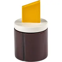 Serax - Carolina Castiglioni - Plan C Geurkaars D8,5 cm - Burgundy/Geel