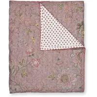 Pip studio Sprei Mumbai Morning Quilt Roze Percal-220 x 260 cm