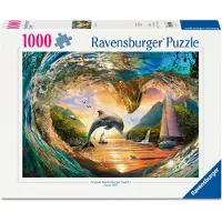 Ravensburger puzzel Zonsondergang splash 1000 stukjes |