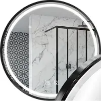 REA Led P11396 Mmj Badkamerspiegel Zwart 70Cm