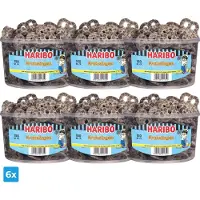 Haribo Drop Krakelingen (6x 150 stuks)