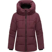 MARIKOO Winterjas 'Kuscheltatze XVI' bordeaux