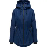NAVAHOO Tussenparka 'Blumentanz 14' donkerblauw / zwart