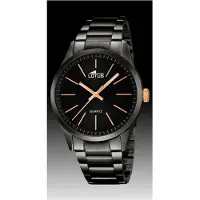 Lotus Analoog horloge zwart