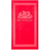 Sundek Jacquard Terry Logo And Frame Handdoek