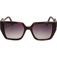 Karl Lagerfeld Dames Rechthoekige Zonnebril Gemaakt van Gerecycled Plastic KL6098S N