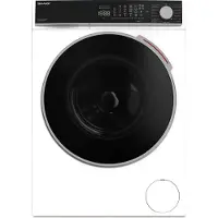 Sharp ESNFL814CBDABX - wasmachine - energie label A-20% - 8kg - 1400 toeren - 15 programma's - Mat Zwart