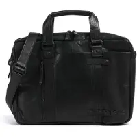 Spikes & Sparrow Leren Laptoptas - 15.6 inch - Dexter - Zwart