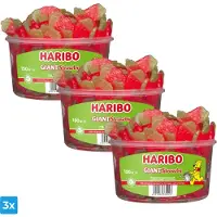 Haribo Aardbeien (3x 150 stuks)