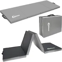 Eyepower Opvouwbare Turnmat 180x60x5 cm Dik - Gym Mat voor Thuisgebruik - Veilige Gymnastiek Onderlegger voor Kinderen Fitness en Turnen - Schokdempend Sport Vloermat voor Training