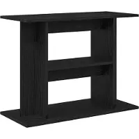 vidaXL Aquariumstandaard 80x35x60 cm spaanplaat zwart eikenkleurig