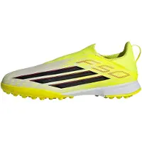 Adidas Sportschoen 'F50 League' geel / lichtgrijs / karmijnrood / zwart