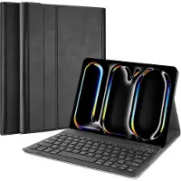 Cazy Apple iPad Pro 11 2020 Hoes met Toetsenbord AZERTY - Zwart