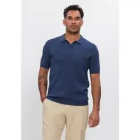 Blue industry De structuurbreisel polo |