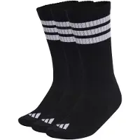 Adidas Sokken '3-Stripes Cushioned Crew 3 Pair Pack' zwart / offwhite