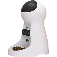 Happyment Automatische Voerbak - Voor katten - Cat Feeder - Automatische Kattenbak - Electrische Kattenbak - Wit