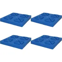 Cartrend Basisplaten voor steunpoten, 4 stuks
